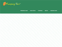Tablet Screenshot of kampungnasi.com